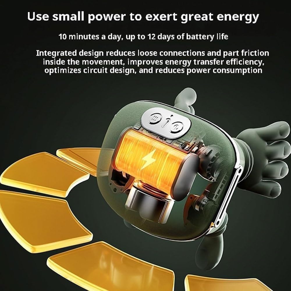 Electric Deep Tissue 4D Kneading Massage, Simulated Human Hand Design for Pain Relief and Muscle Relax