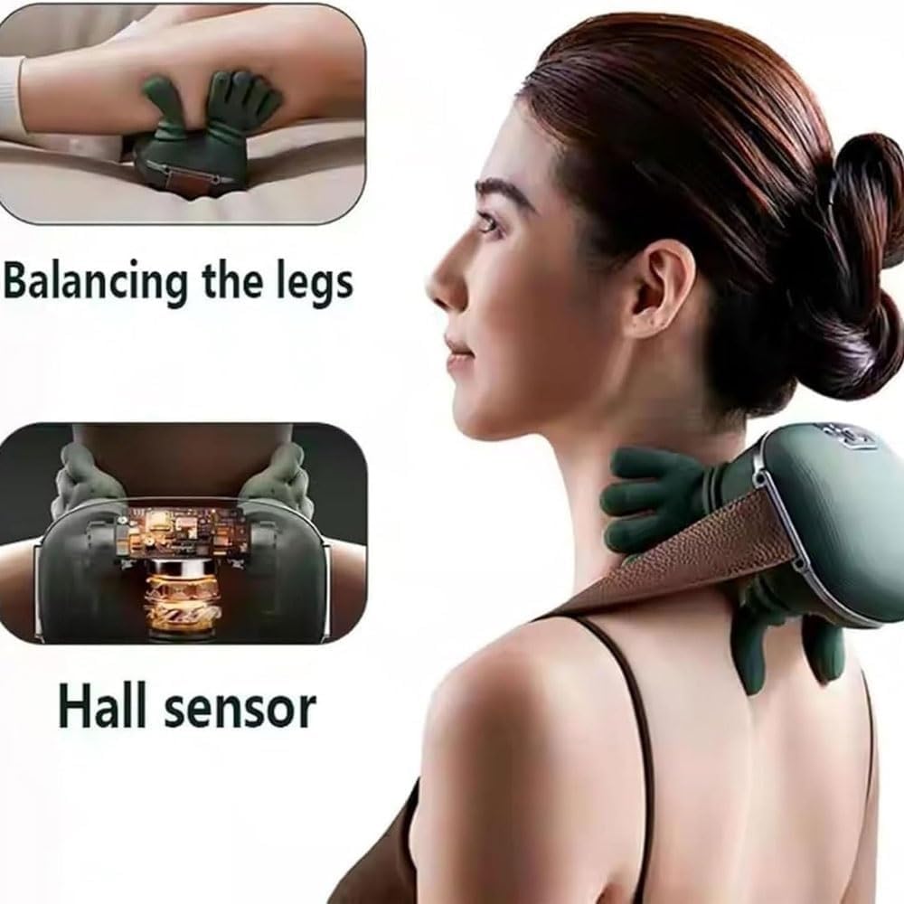 Electric Deep Tissue 4D Kneading Massage, Simulated Human Hand Design for Pain Relief and Muscle Relax