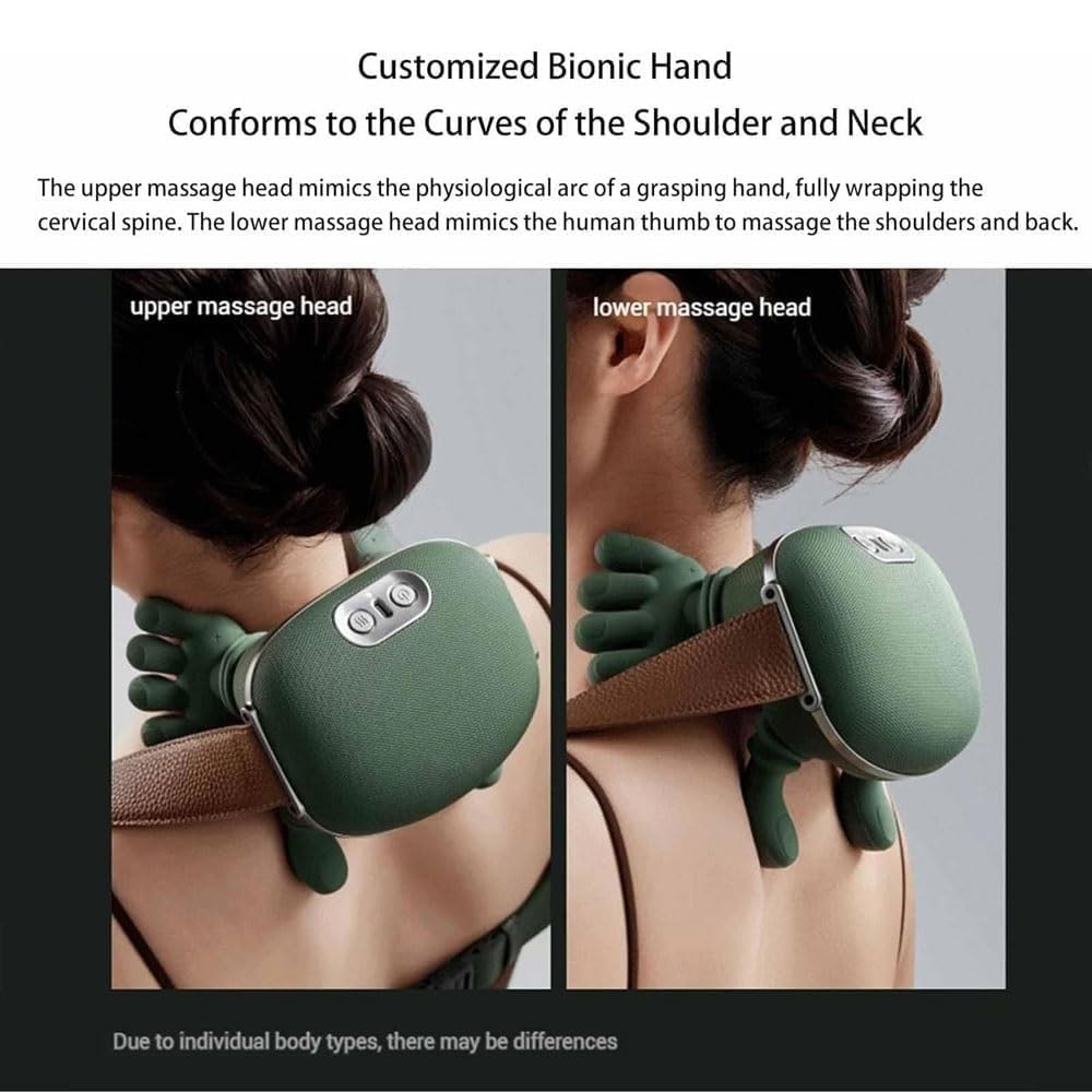 Electric Deep Tissue 4D Kneading Massage, Simulated Human Hand Design for Pain Relief and Muscle Relax