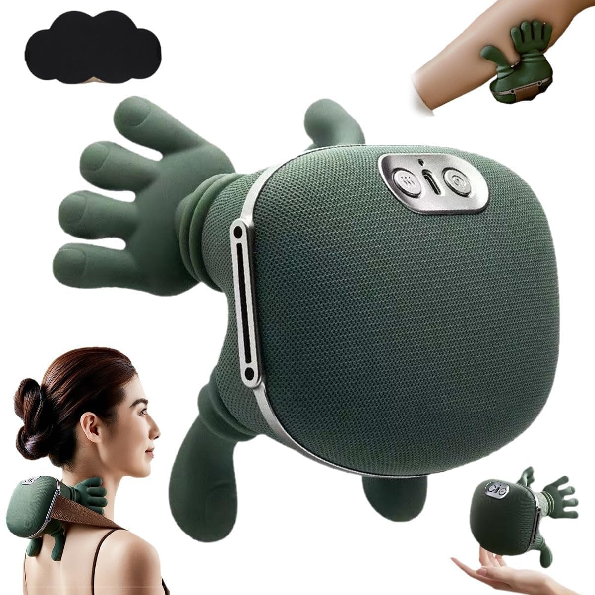 Electric Deep Tissue 4D Kneading Massage, Simulated Human Hand Design for Pain Relief and Muscle Relax